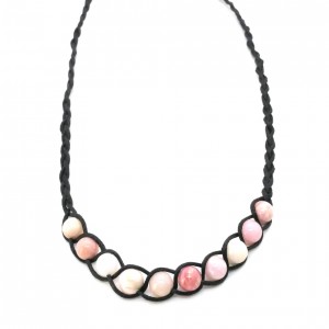 Collier Opale rose